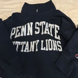 Penn State Champion sweatshirt.